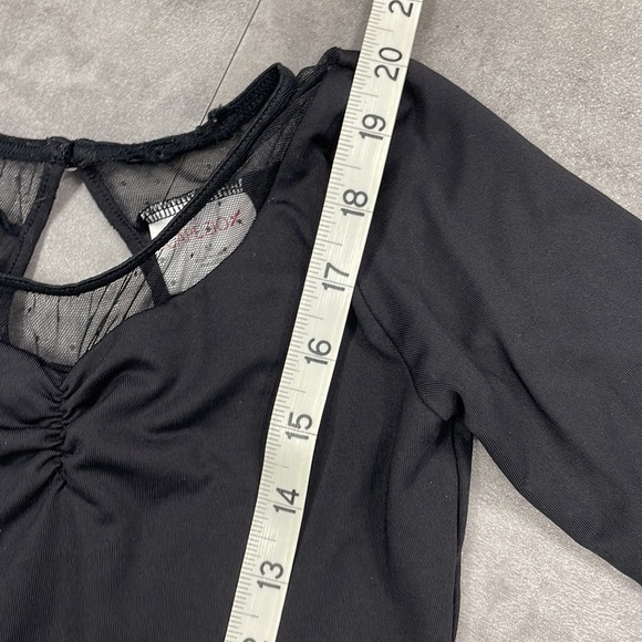 Girls medium, black Capezio dance leotard dress skirt ballet - Picture 8 of 14